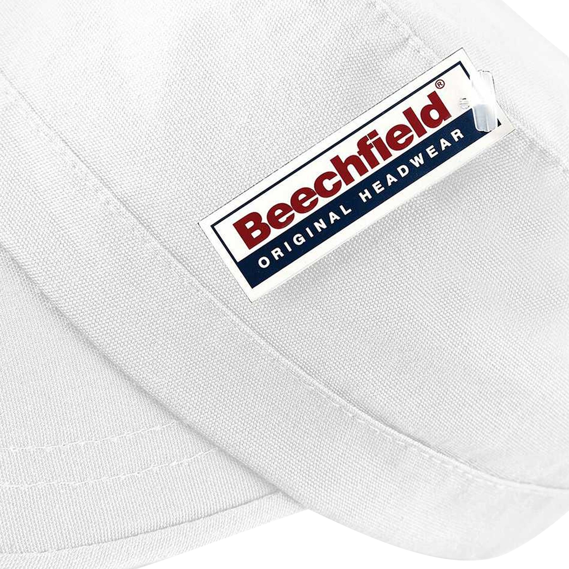 White - Pack Shot - Beechfield Army Cap - Headwear
