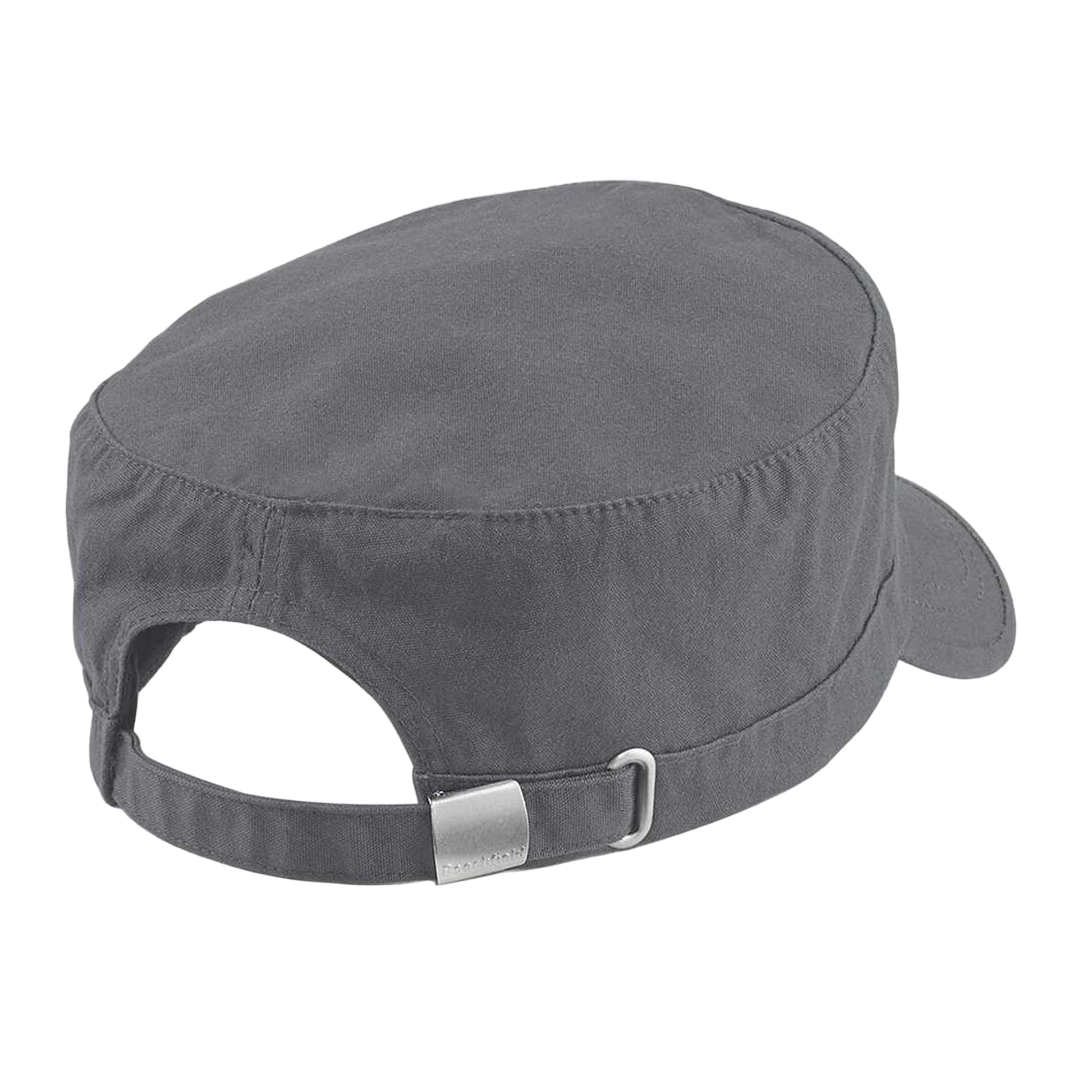 Graphite Grey - Back - Beechfield Army Cap - Headwear