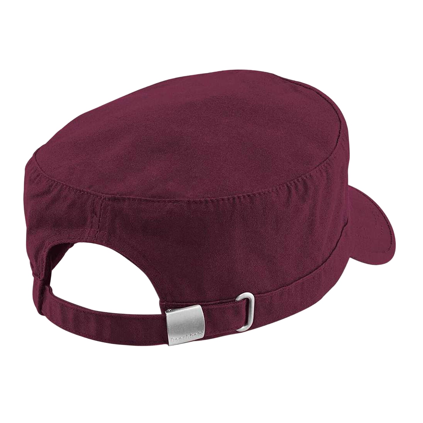 Burgundy - Back - Beechfield Army Cap - Headwear