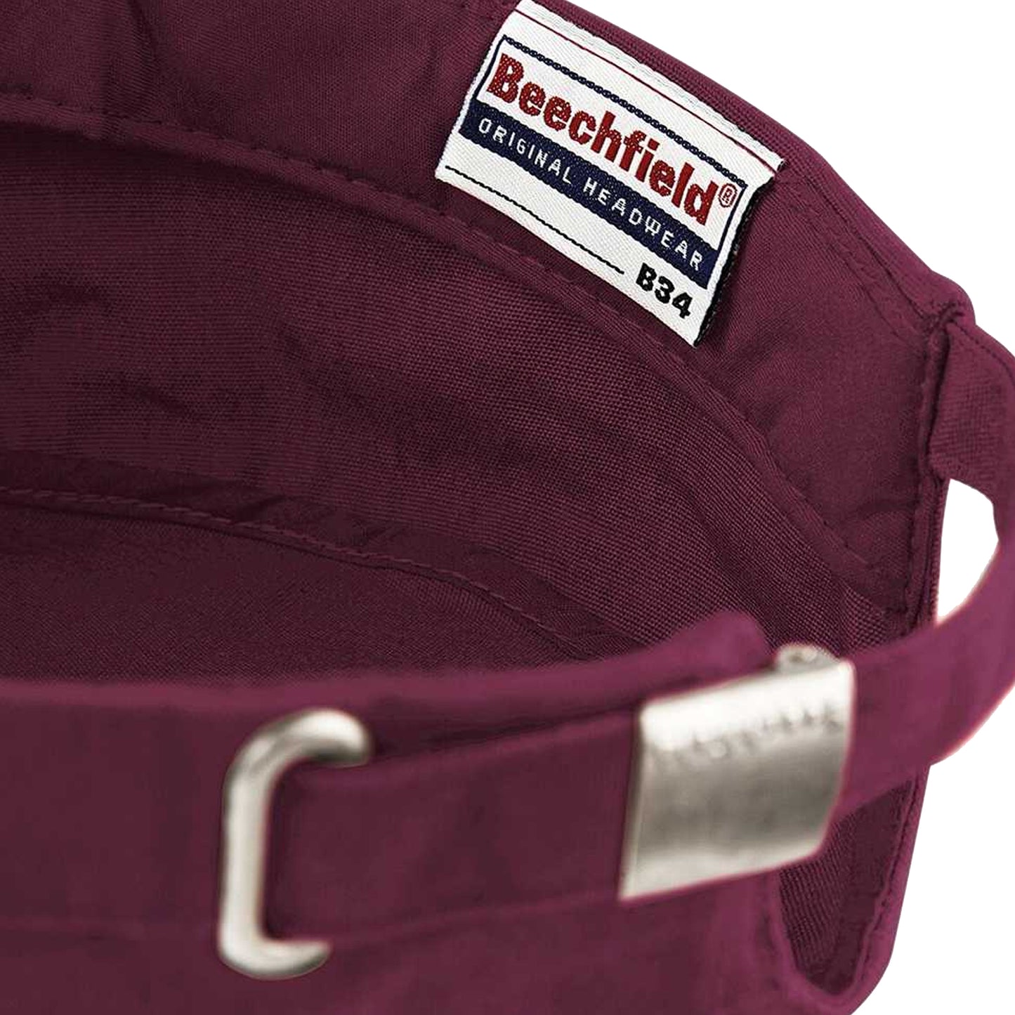 Burgundy - Lifestyle - Beechfield Army Cap - Headwear