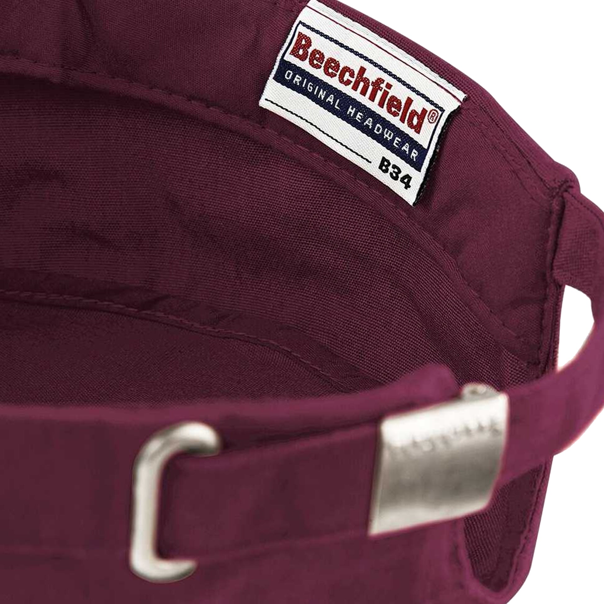 Burgundy - Lifestyle - Beechfield Army Cap - Headwear