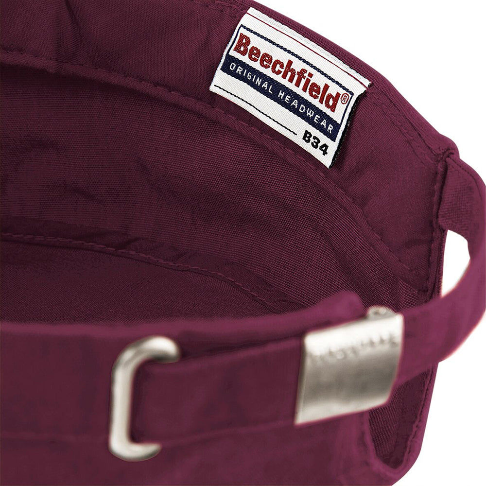 Burgundy - Lifestyle - Beechfield Army Cap - Headwear