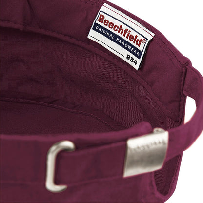 Burgundy - Lifestyle - Beechfield Army Cap - Headwear