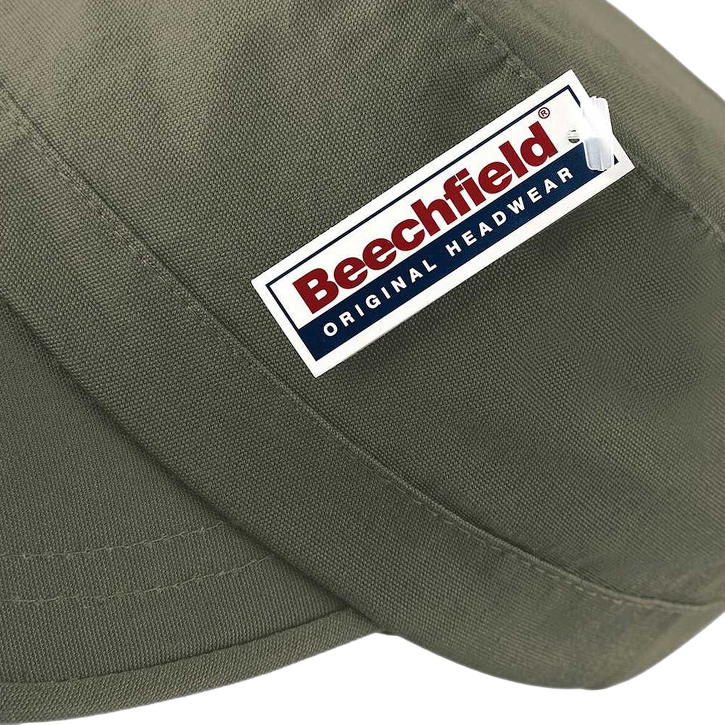 Olive Green - Pack Shot - Beechfield Army Cap - Headwear