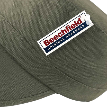 Olive Green - Pack Shot - Beechfield Army Cap - Headwear