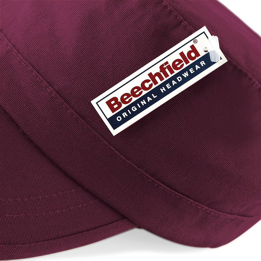 Burgundy - Pack Shot - Beechfield Army Cap - Headwear