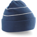 Black - Side - Beechfield Enhanced-viz Hi-Vis Knitted Winter Hat