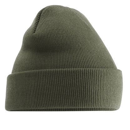 Olive - Front - Beechfield Soft Feel Knitted Winter Hat