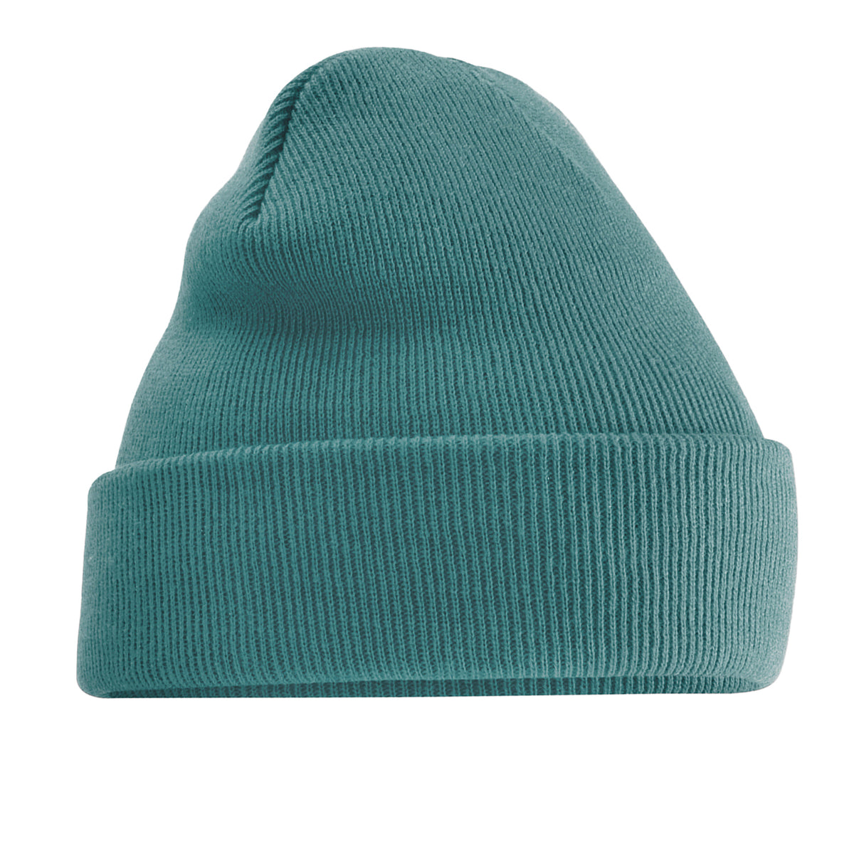 Marine Green - Front - Beechfield Soft Feel Knitted Winter Hat
