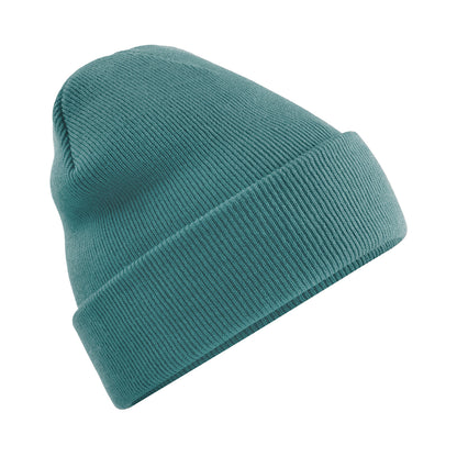 Marine Green - Back - Beechfield Soft Feel Knitted Winter Hat
