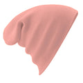 Blush - Back - Beechfield Soft Feel Knitted Winter Hat