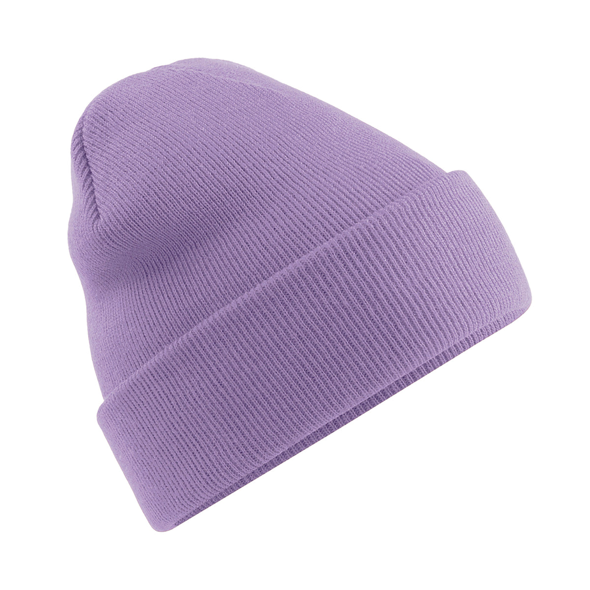 Lavender - Back - Beechfield Soft Feel Knitted Winter Hat