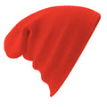 Fire Red - Back - Beechfield Soft Feel Knitted Winter Hat