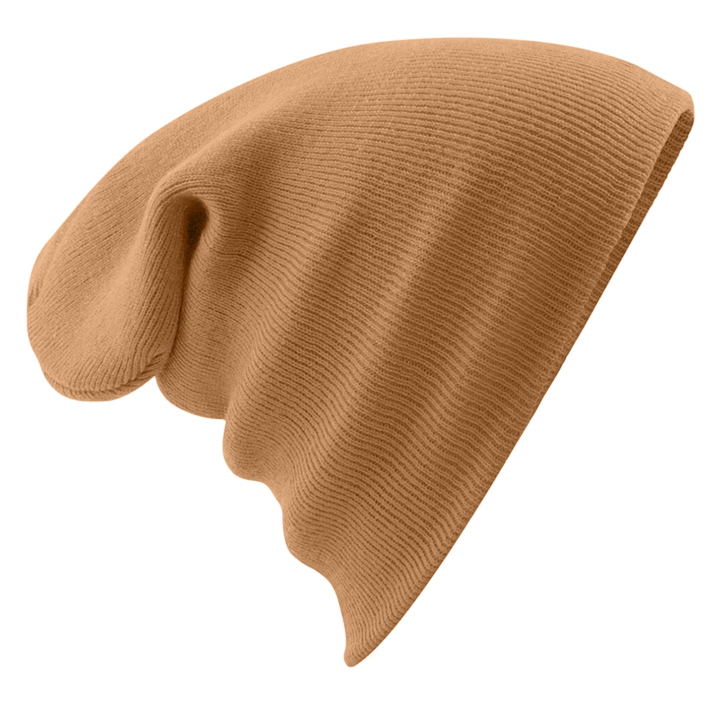Almond - Back - Beechfield Soft Feel Knitted Winter Hat