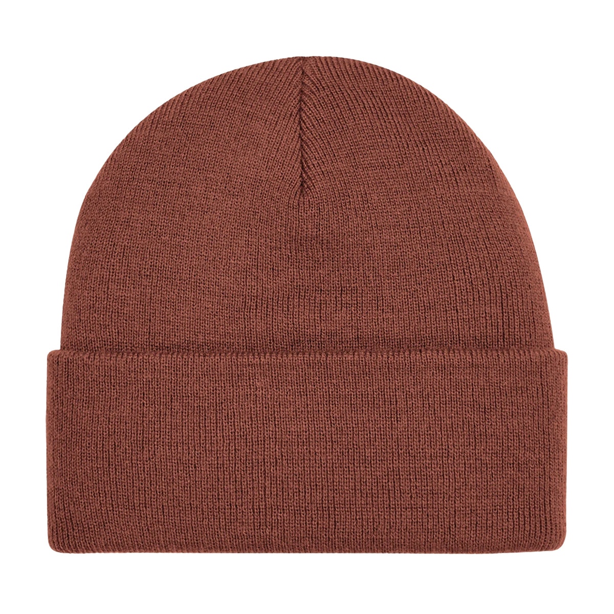 Rust - Back - Beechfield Soft Feel Knitted Winter Hat