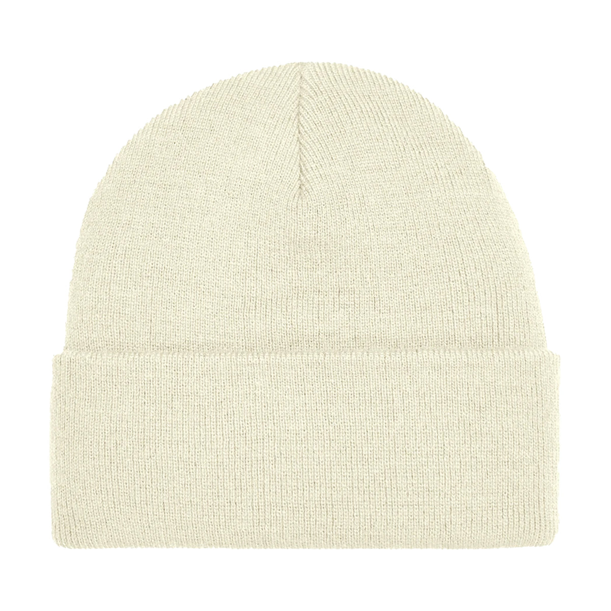 Sand - Back - Beechfield Soft Feel Knitted Winter Hat