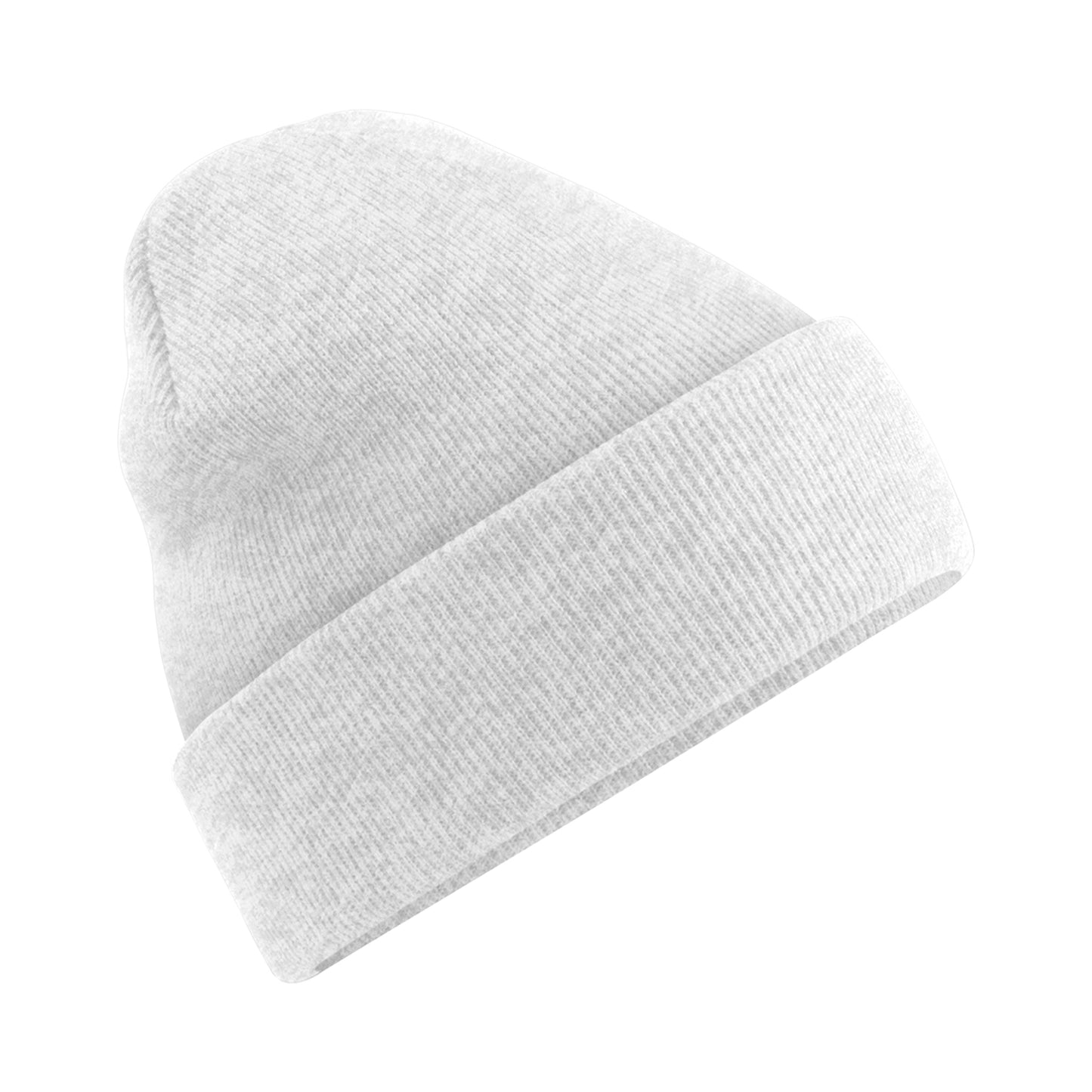 Cloud Grey - Front - Beechfield Soft Feel Knitted Winter Hat