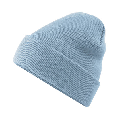 Dusty Blue - Back - Beechfield Soft Feel Knitted Winter Hat