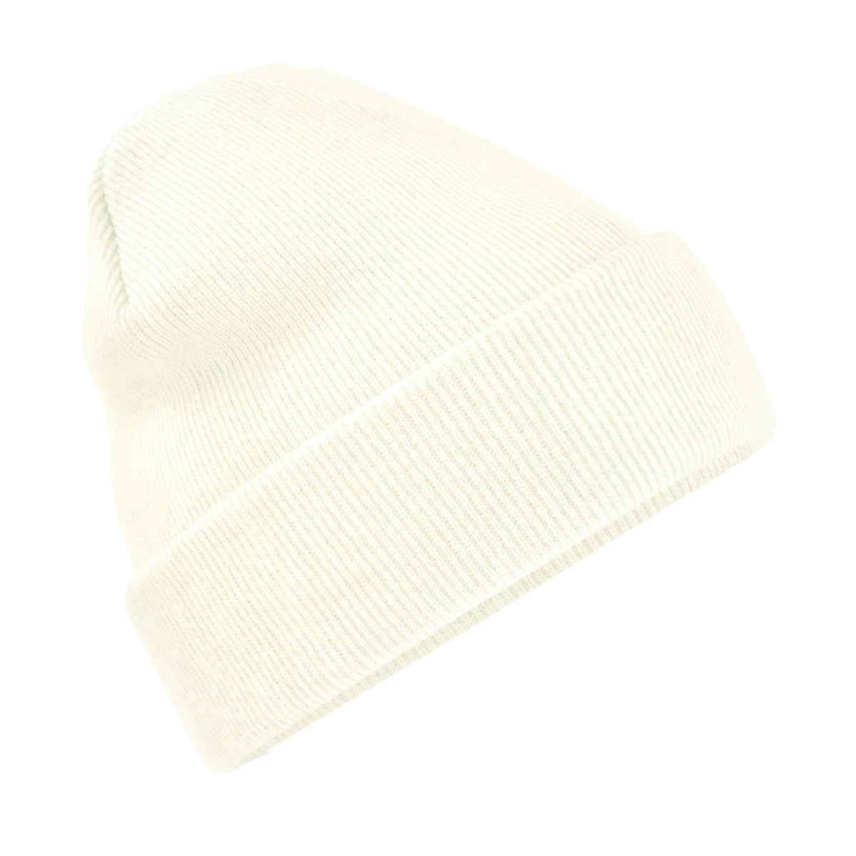 Soft White - Front - Beechfield Soft Feel Knitted Winter Hat