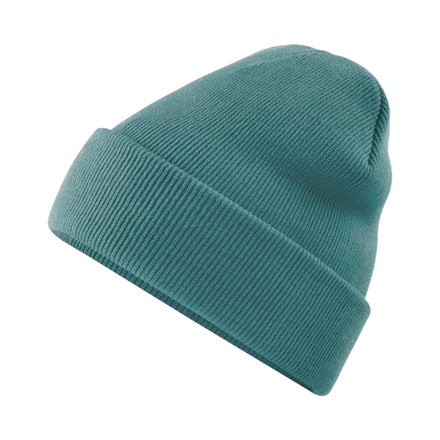 Marine Green - Back - Beechfield Soft Feel Knitted Winter Hat