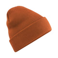 Pumpkin - Front - Beechfield Soft Feel Knitted Winter Hat