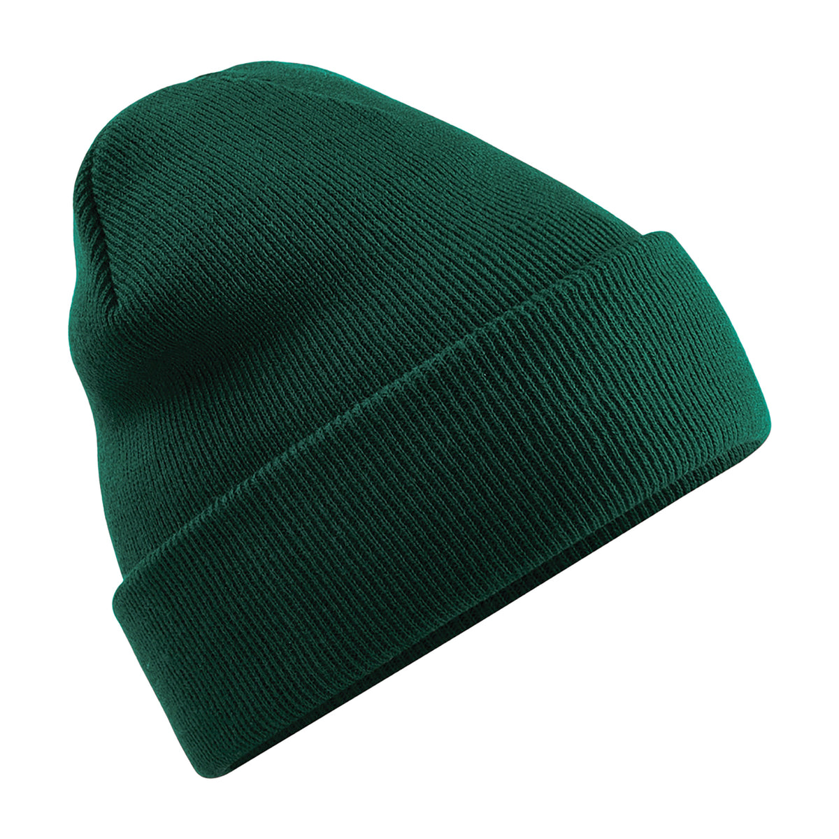 Bottle Green - Back - Beechfield Soft Feel Knitted Winter Hat