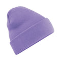 Violet - Front - Beechfield Soft Feel Knitted Winter Hat