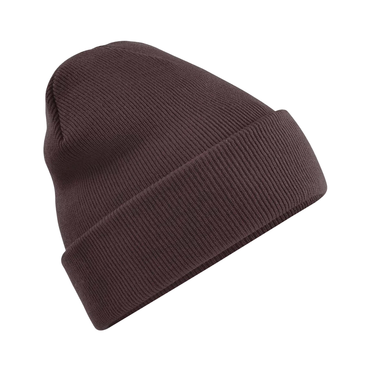 Chocolate - Back - Beechfield Soft Feel Knitted Winter Hat
