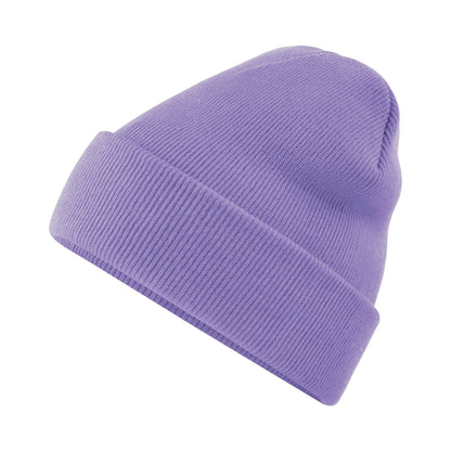 Violet - Back - Beechfield Soft Feel Knitted Winter Hat