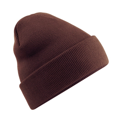 Walnut - Front - Beechfield Soft Feel Knitted Winter Hat