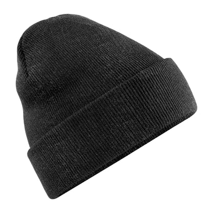 Charcoal - Back - Beechfield Soft Feel Knitted Winter Hat