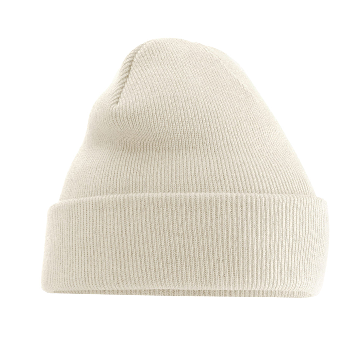Airforce Blue - Side - Beechfield Soft Feel Knitted Winter Hat