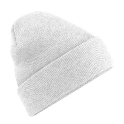 Cloud Grey - Back - Beechfield Soft Feel Knitted Winter Hat