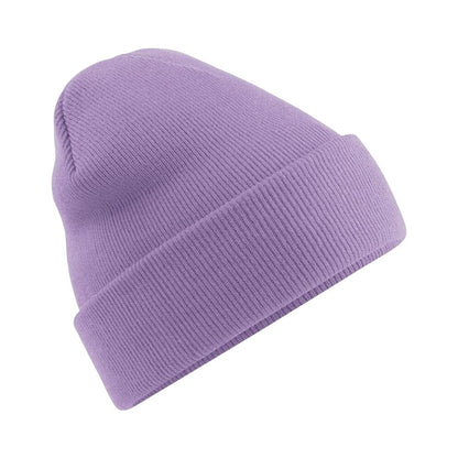 Lavender - Front - Beechfield Soft Feel Knitted Winter Hat