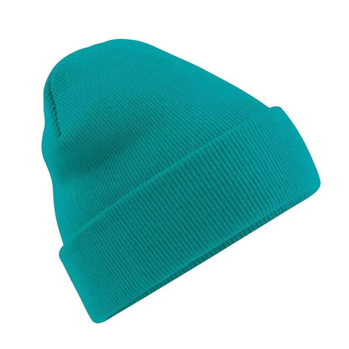 Emerald - Back - Beechfield Soft Feel Knitted Winter Hat