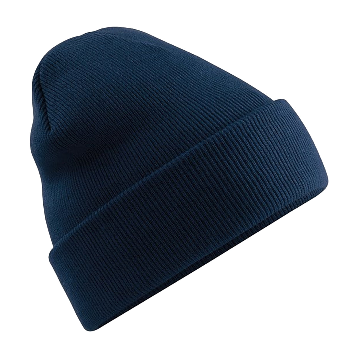 Moss Green - Side - Beechfield Soft Feel Knitted Winter Hat