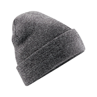 Black - Side - Beechfield Soft Feel Knitted Winter Hat