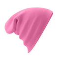 True Pink - Back - Beechfield Soft Feel Knitted Winter Hat