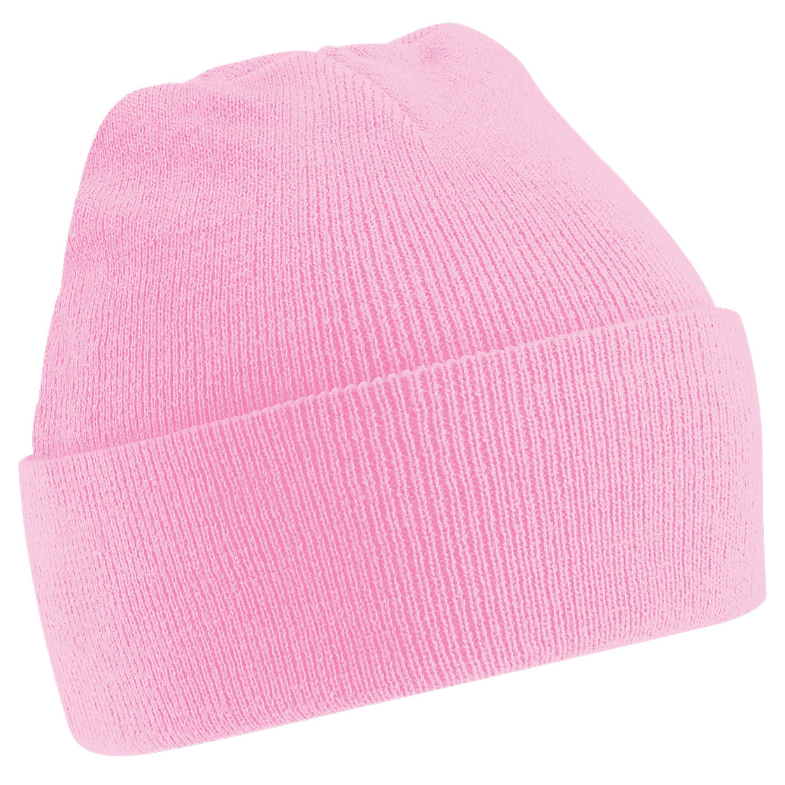 Classic Pink - Front - Beechfield Soft Feel Knitted Winter Hat