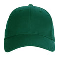 Forest - Front - Beechfield Unisex Low Profile Heavy Brushed Cotton Baseball Cap