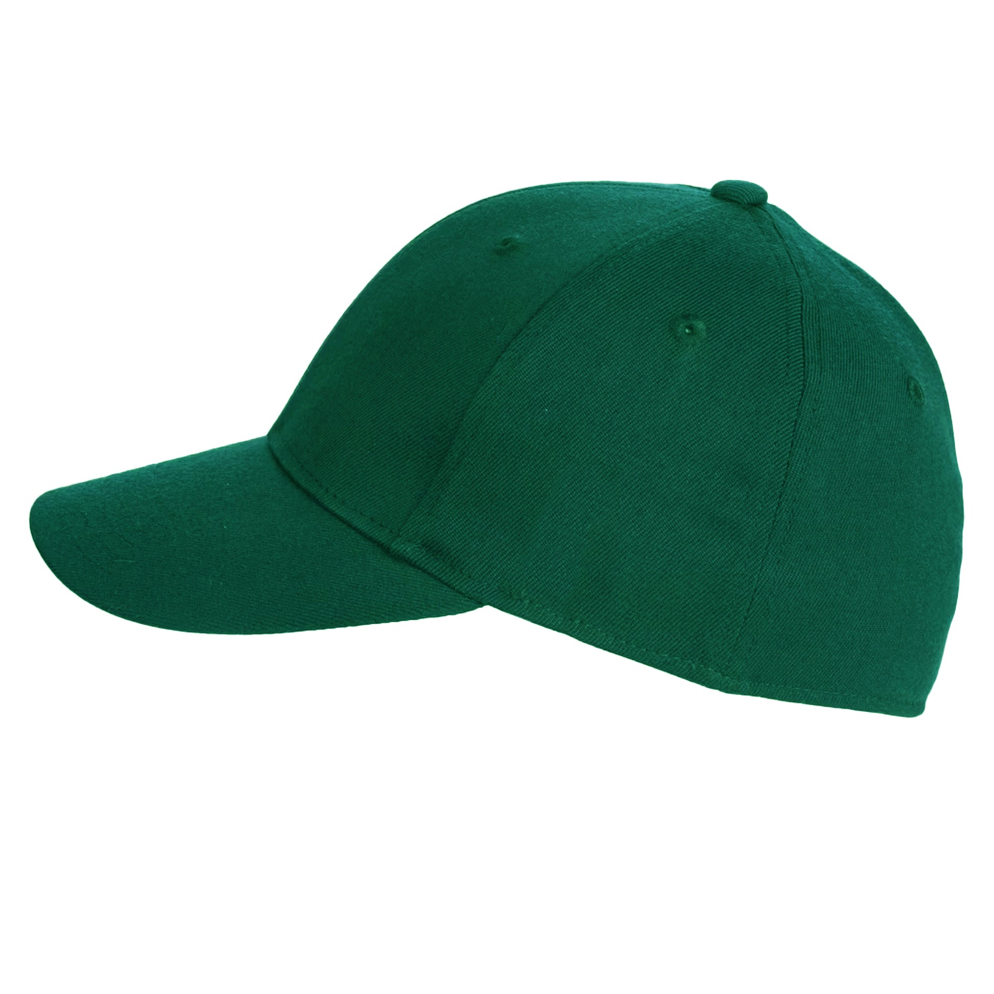 Forest - Side - Beechfield Unisex Low Profile Heavy Brushed Cotton Baseball Cap