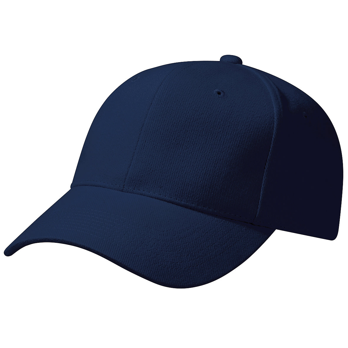 French Navy - Back - Beechfield Unisex Pro-Style Heavy Brushed Cotton Baseball Cap - Headwear