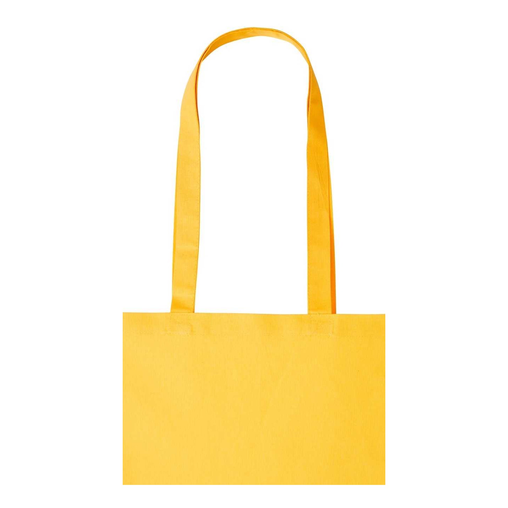Gold - Back - Nutshell Plain Strong Shoulder Shopper Bag