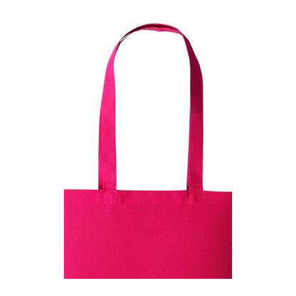 Hot Pink - Back - Nutshell Plain Strong Shoulder Shopper Bag