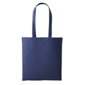 Navy - Front - Nutshell Plain Strong Shoulder Shopper Bag