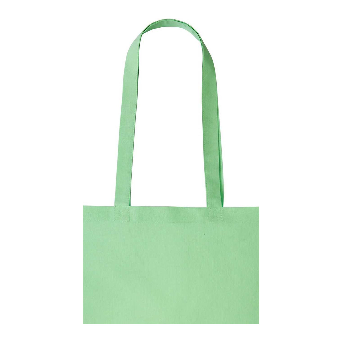 Pastel Green - Back - Nutshell Plain Strong Shoulder Shopper Bag