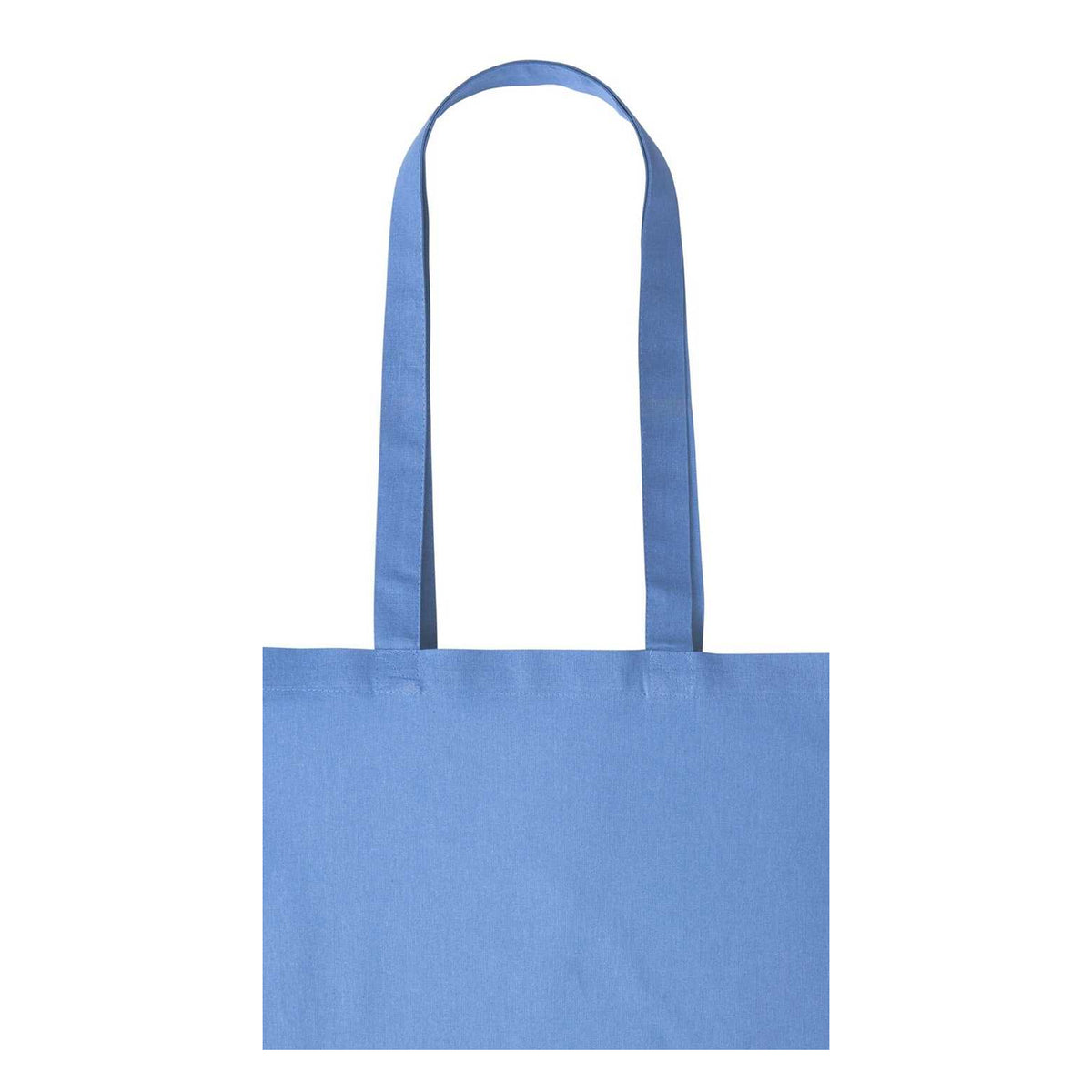 Cornflower Blue - Back - Nutshell Plain Strong Shoulder Shopper Bag