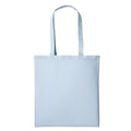 Pastel Blue - Front - Nutshell Plain Strong Shoulder Shopper Bag