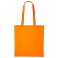 Orange - Front - Nutshell Plain Strong Shoulder Shopper Bag