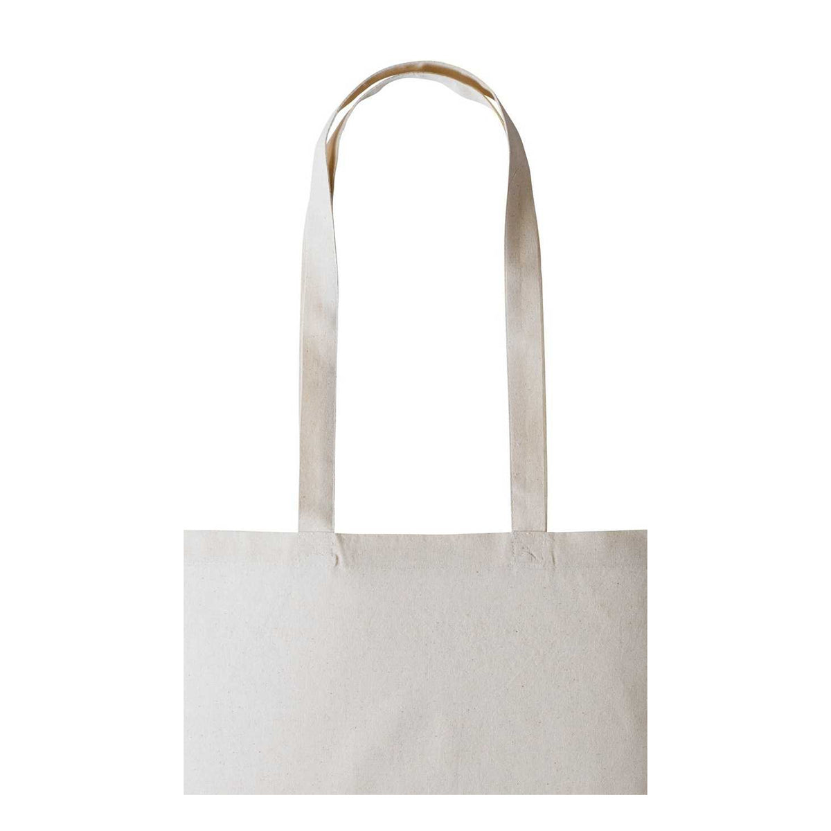 Natural - Back - Nutshell Plain Strong Shoulder Shopper Bag